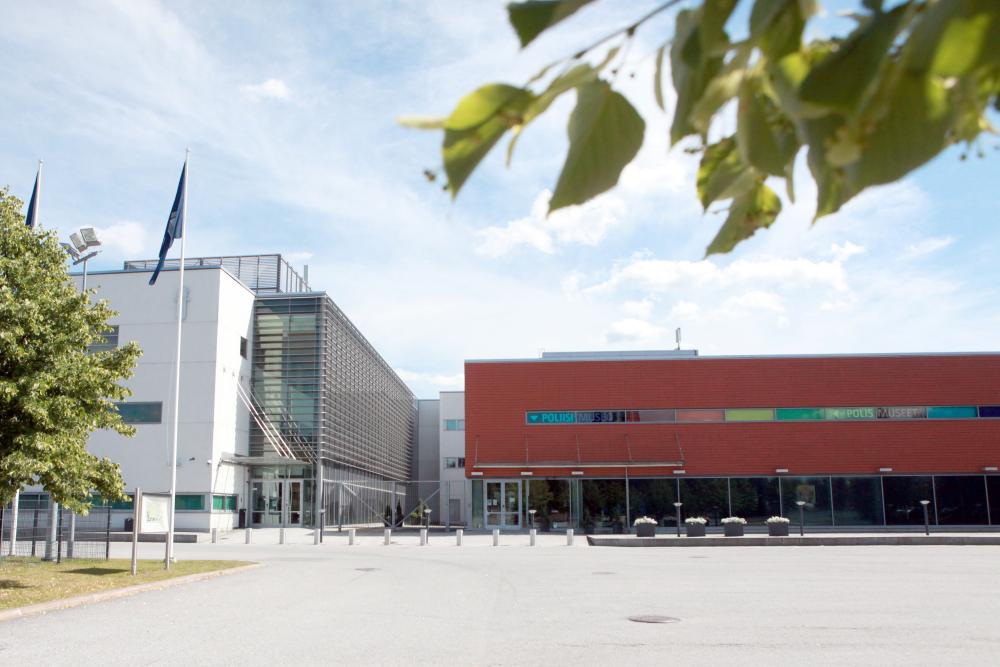 The Police Museum is situated adjacent to the Police University College. Seen from Vaajakatu street, the museum building is the one to the right.