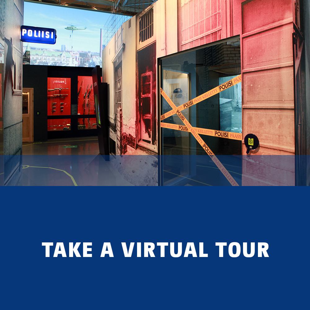 Banner which redirects to the Take a virtual tour page.