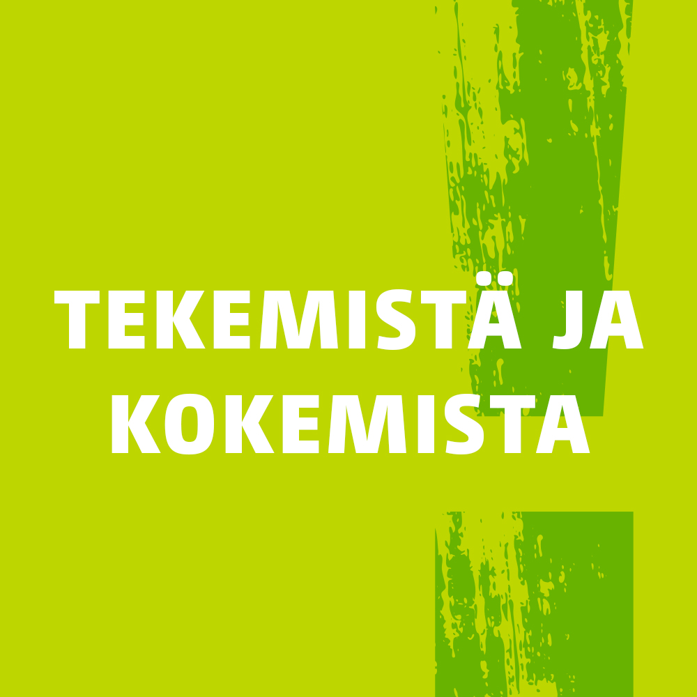 Banneri, joka ohjaa Tekemistä ja kokemista -sivulle.