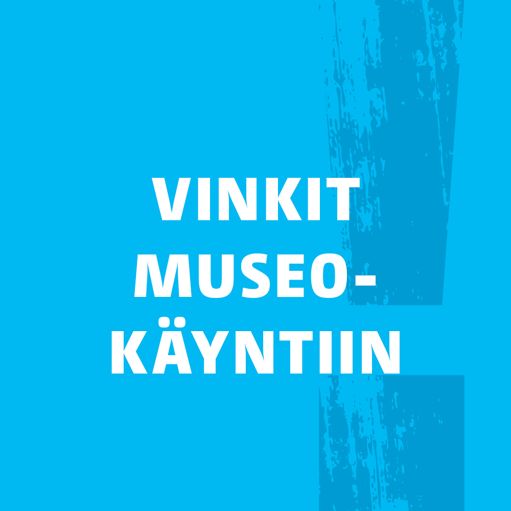 Banneri, joka ohjaa Vinkit museokäyntiin -sivulle.
